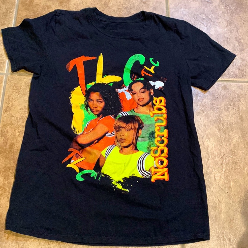 Womens TLC No Scrubs Tee Shirt size medium